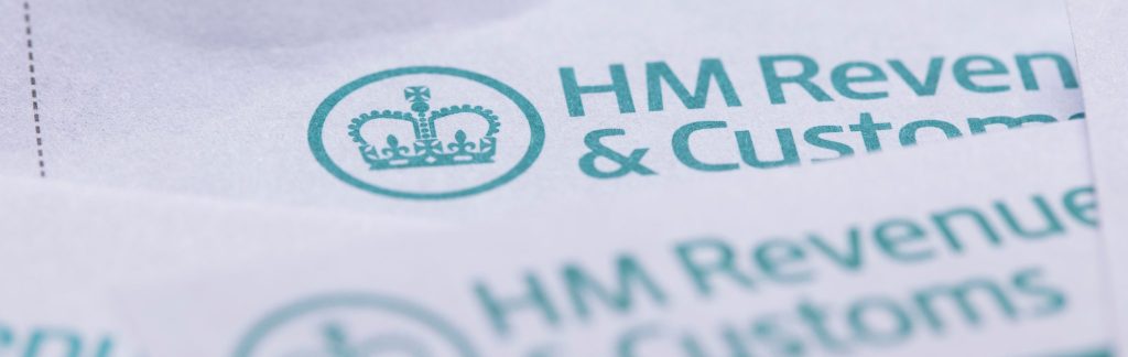 LONDON, UK January 24th 2019: HMRC, Her Majesty's Revenue and Customs tax return paperwork.