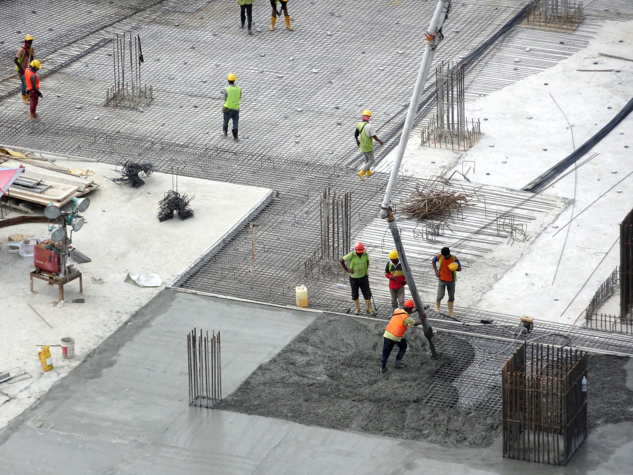 Construction concrete