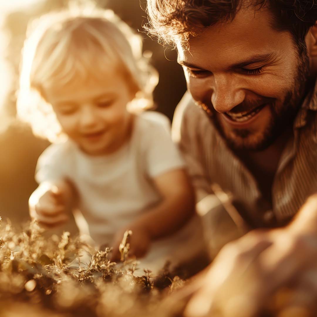 Father and child funding image